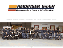 Tablet Screenshot of heidinger.de